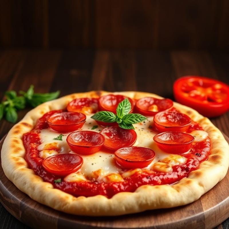 9" Pepperoni Naan Pizza
